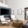 a lounge style room with a fireplace